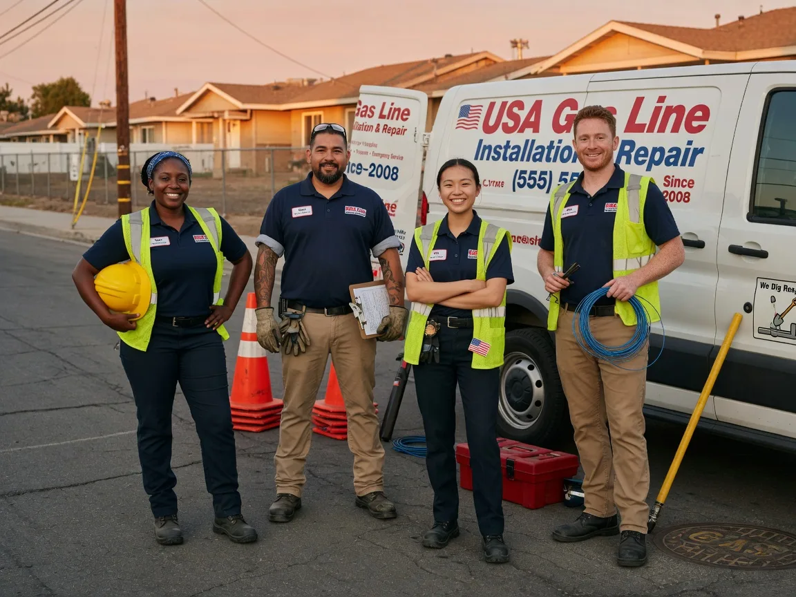 Gas Line Installation company in Blanford, IN